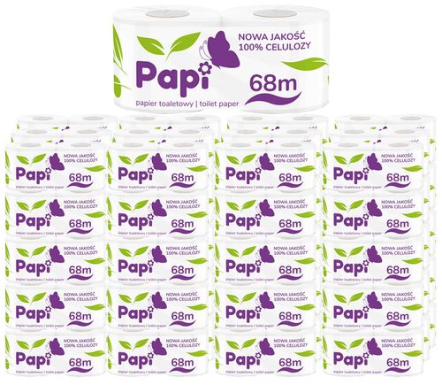 Papier toaletowy 2R PAPI 2W - 168 Rolek na Arena.pl