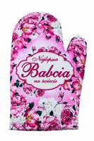 rękawica kuchenna babcia piwonia  | rk29