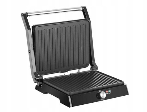 Grill elektryczny opiekacz rozkładany REGULACJA TEMPERATURY DUŻA MOC na Arena.pl