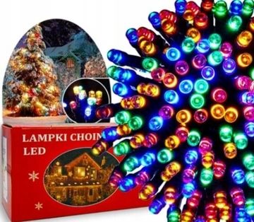 Lampki choinkowe LED KOLOROWE 500 MULTIKOLOR na Arena.pl