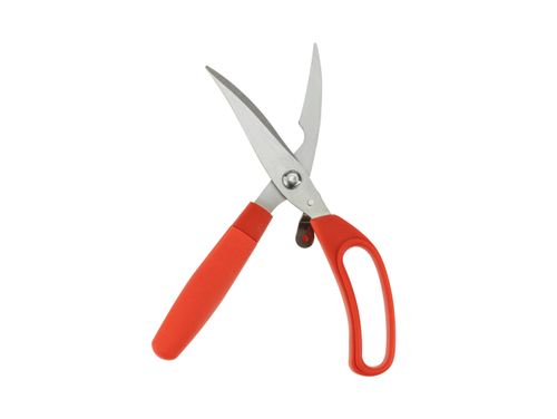 Nożyce nożyczki uniwersalne kuchenne do krojenia dzielenia 24cm czerwony na Arena.pl