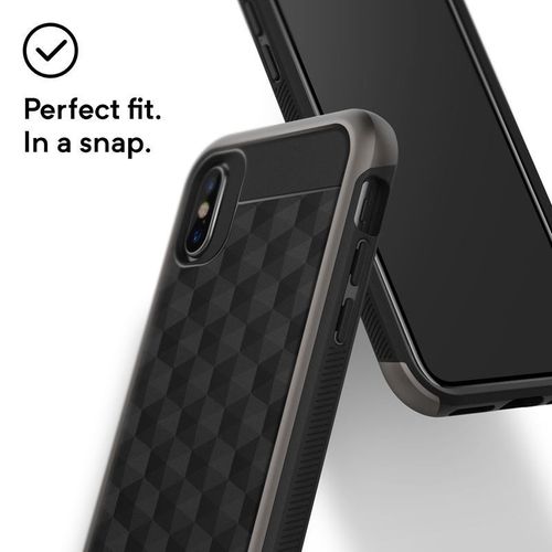 Caseology Parallax Case - Etui iPhone X (Black/Warm Gray) na Arena.pl