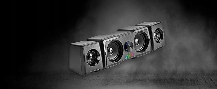 Głośniki Komputerowe 2 1 SOUNDWALL USB 16W LED RGB zdjęcie 5