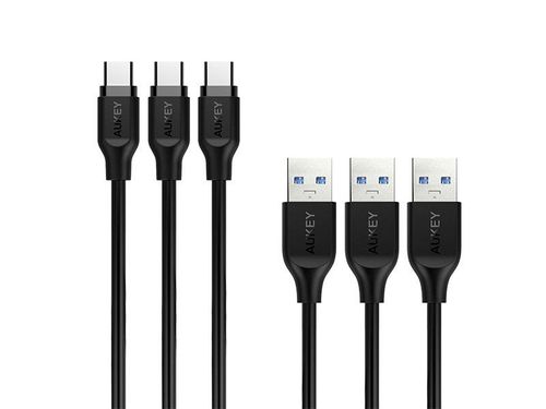 3x Kabel Aukey CB-CMD3 quick charge 3.0 USB A na USB-C na Arena.pl