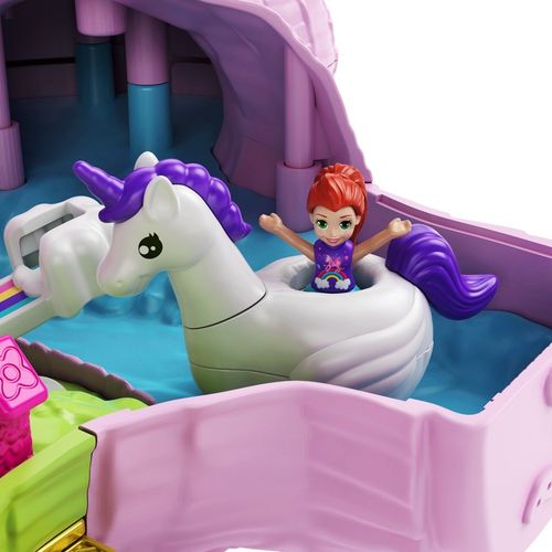 POLLY POCKET JEDNOROŻEC WALIZKA PINIATA UNICORN PARTY ZESTAW FIGURKI GVL88 na Arena.pl