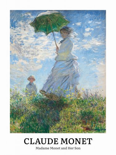 Plakat 60x80cm Design Madame Monet, Monet Vintage do Salonu na Arena.pl