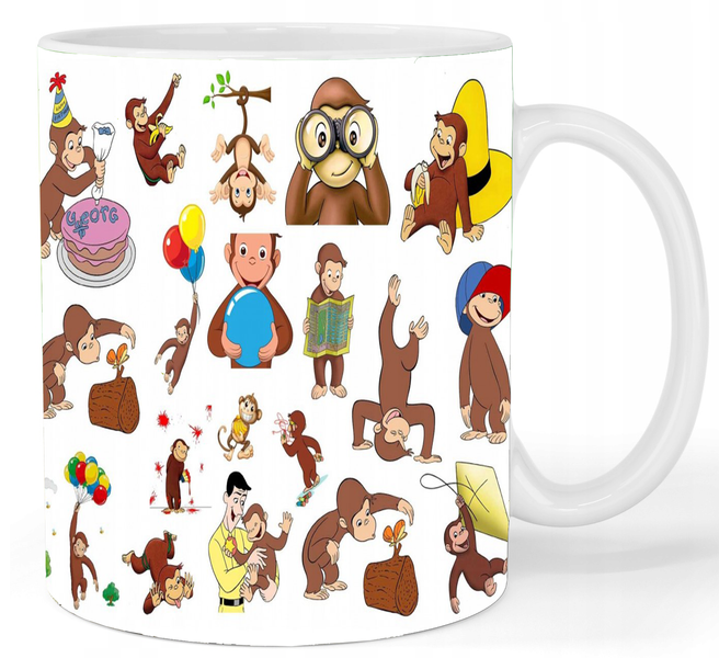 Kubek ceramiczny Ciekawski George zdjęcie 1