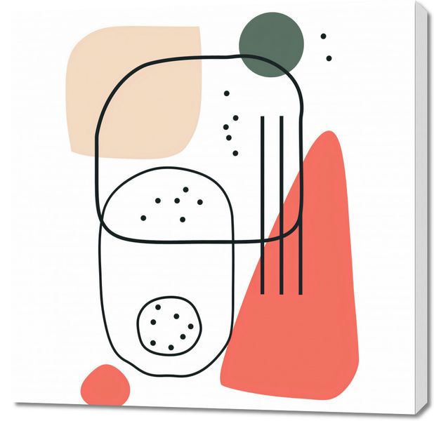 Obraz 90x90cm Przestrzenność zdjęcie 1