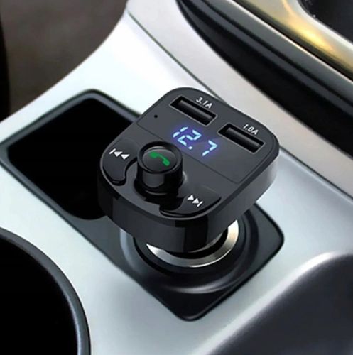 TRANSMITER BLUETOOTH FM MP3 SD ŁADOWARKA 2xUSB na Arena.pl