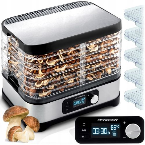 DUŻA Suszarka do grzybów spożywcza owoców i warzyw 5 poziomów + na Arena.pl