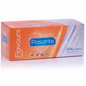 pasante taste mix - kolorowe prezerwatywy o rożnych smakach 144 szt.