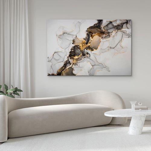 Obraz Do Sypialni Wzór MARMURU Abstrakcja Styl Glamour 30cm x 20cm na Arena.pl
