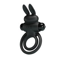 Pretty Love - Vibrant Penis Ring Iii Black