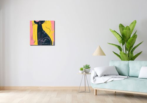 Obraz 50x50cm Kontrastowa Kotka na Arena.pl