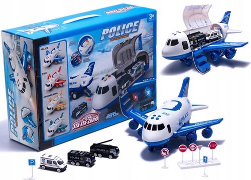 TRANSPORTER SAMOLOT + 3 AUTA POLICJA na Arena.pl
