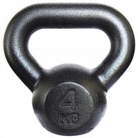 Kettlebell żeliwny odważnik kula kettle 4kg
