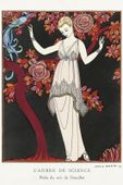 Plakat 61x91,5cm L'Arbre De Science, Barbier Vintage do Salonu