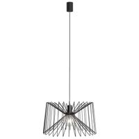 LAMPA wisząca NESS 6768 Nowodvorski metalowa OPRAWA industrialny ZWIS geometryczny z drutu czarna
