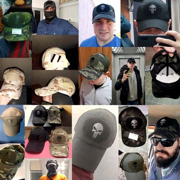 Czapka Z Daszkiem Czacha Bejsbolówka Punisher Haft zdjęcie 6