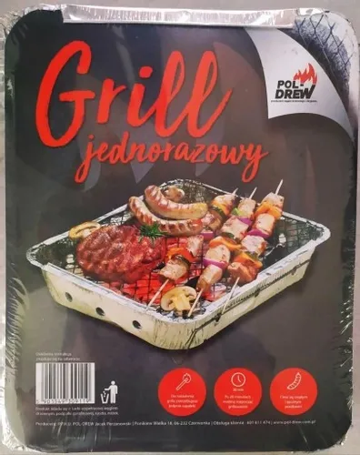 2 x GRILL JEDNORAZOWY PIKNIKOWY POL-DREW na Arena.pl