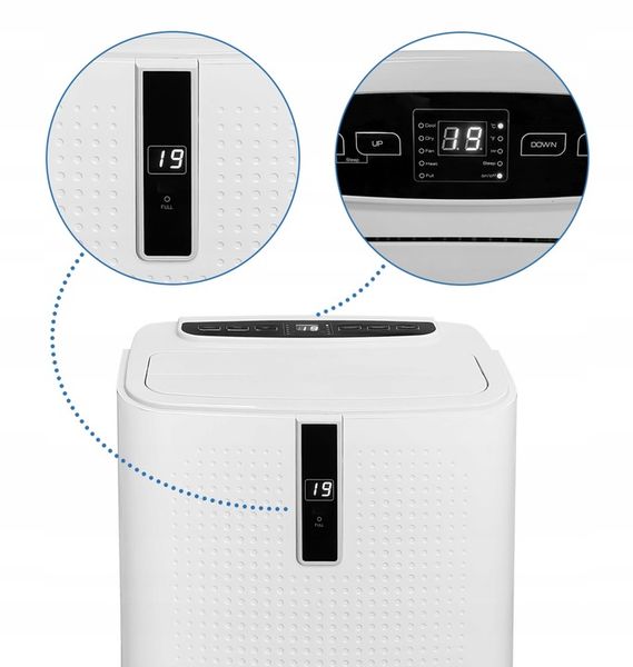 Klimatyzator przenośny ENVA 3,5 kW 4w1 WiFi osuszacz 56l/24h pompa ciepła zdjęcie 9