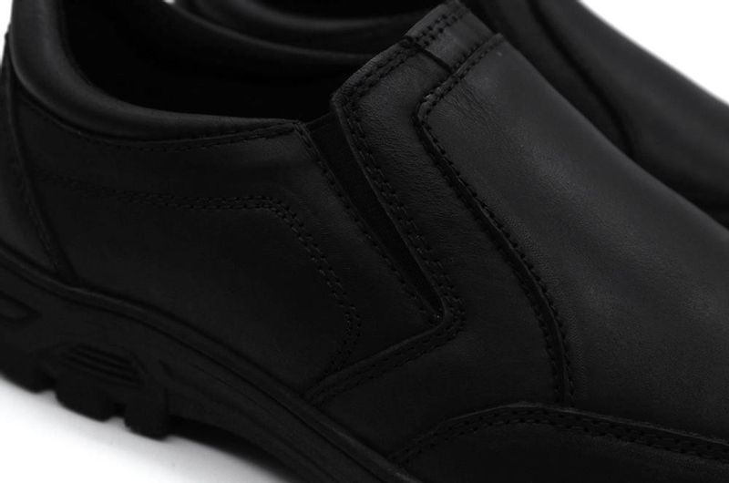 Mokasyny męskie wsuwane American Club CY104/24 - czarne 43 zdjęcie 8