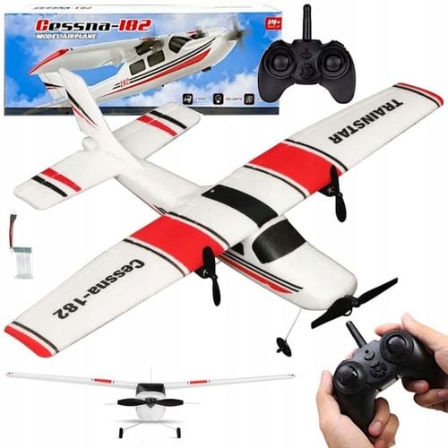 SAMOLOT ZDALNIE STEROWANY LATAJĄCY SZYBOWIEC RC MODEL CESSNA 182 PILOT 2,4 na Arena.pl