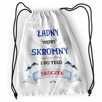 Plecak Dla Skoczka Sportowy Szkolny Worek Z Nadrukiem Ze Zdjęciem