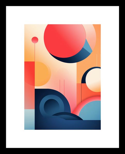 Plakat 13x18cm Geometryczne Marzenia zdjęcie 3