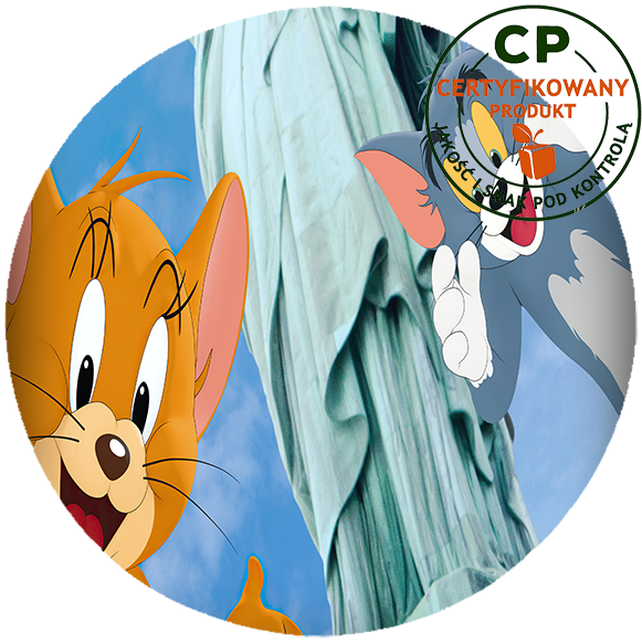 Opłatek na tort Tom i Jerry zdjęcie 1