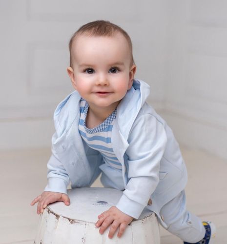 Spodnie basic błękitne 92 na Arena.pl