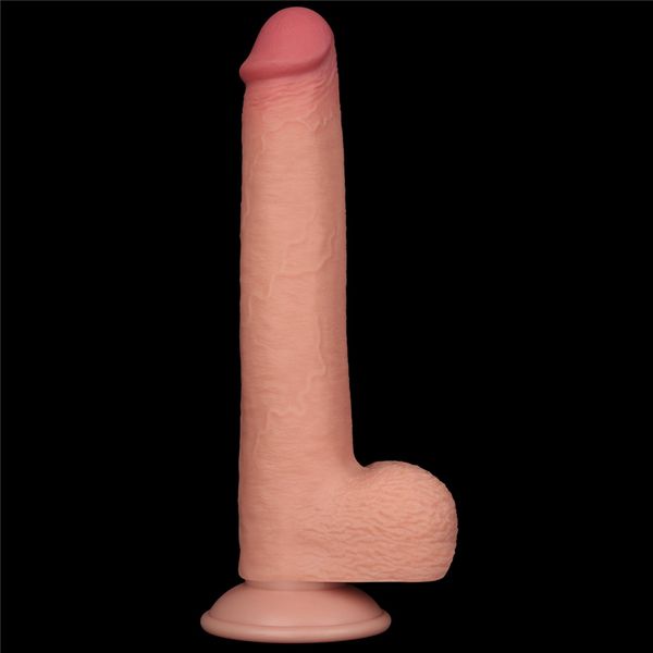 9'' Sliding Skin Dual Layer Dong Flesh zdjęcie 8