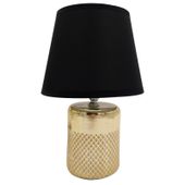 LAMPKA NOCNA ZŁOTA NOWOCZESNA LAMPA STOŁOWA MAŁA LAMPKA BIURKOWA