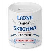 Skarbonka Dla Striptizerki Na Urodziny Na Prezent Z Nadrukiem Ze Zdjęciem