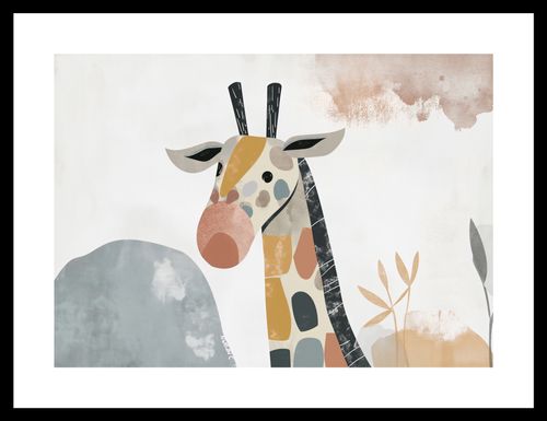 Plakat 35x25cm Żyrafa Bambino na Arena.pl