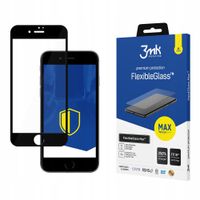 3MK FlexibleGlass Max iPhone 7/8/SE 2020 / SE 2022 czarny/black, Szkło Hybr