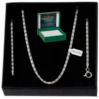 PIĘKNY ŁAŃCUSZEK SREBRNY BŁYSZCZĄCY PŁASKI PR. 925 PREZENT DLA KOBIETY MAMY