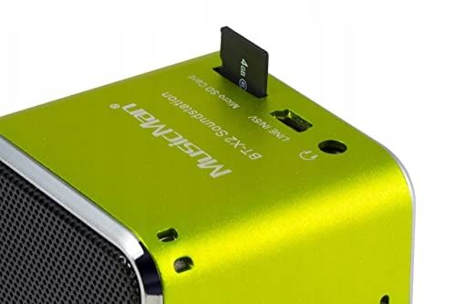 MusicMan Przenośny mini głośnik Bluetooth Technaxx BT-X2 zielony 3 W HIT ! na Arena.pl