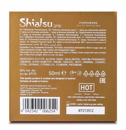 shiatsu pheromon fragrance man grey 50 ml na Arena.pl