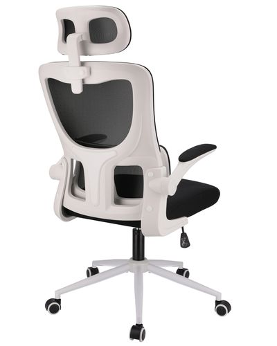 fotel zeo czarny biały na Arena.pl