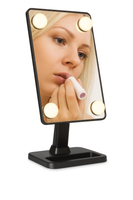 LUSTERKO KOSMETYCZNE PODŚWIETLANE 4x KULE LED DO MAKIJAŻU BATERIE LUB USB