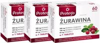 3 x Protego Żurawina Ekstrakt z pokrzywy Ułatwia usuwanie wody z organizmu