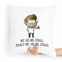 Prezent Poduszka Dla Kibica Nie Śmieje Z Nadrukiem Ze Zdjęciem