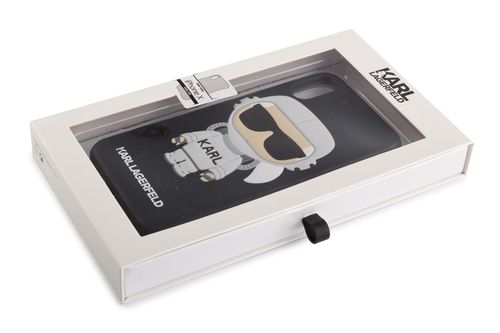 KARL LAGERFELD HARDCASE Apple iPhone X - BLACK SPACE COS na Arena.pl