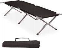 Łóżko Turystyczne Składane Polowe Leżak Kanadyjka Leżanka Stabilne i Mocne