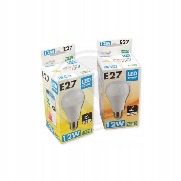 Mocna Żarówka diodowa E27 12W led CIEPŁA 1200lm zdjęcie 6