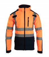 Kurtka Softshell odblaskowa pomarańczowa BF005 Brixton Flash r.3XL
