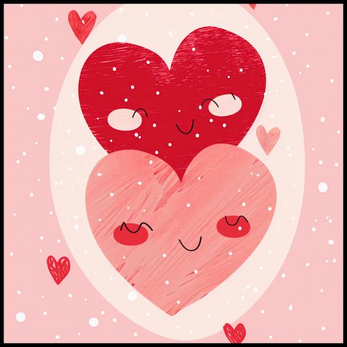 Plakat 90x90cm Ciepło Serca na Arena.pl