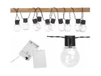 Girlanda świetlna lampki na baterie 10xled żarówki