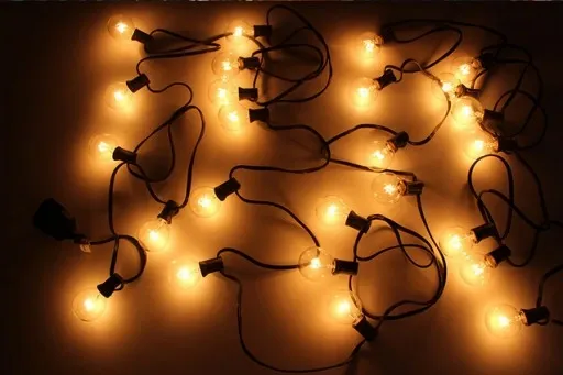 Girlanda Ogrodowa Lampki Żarówki Kule 7,6m 28 szt Ogrodowe Łańcuch świetlny zdjęcie 4